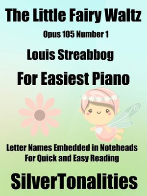 cover image of Little Fairy Waltz Opus 105 Number 1 Easiest Piano Sheet Music